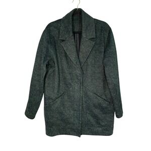 Lululemon Herringbone Blazer‎ Jacket Dark Green Fleece Lined Women's Size M